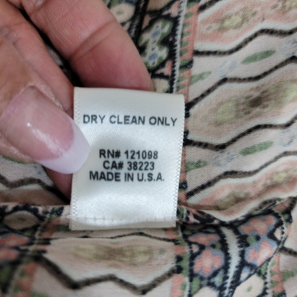 GYPSY 05 SILK SLEEVELESS TRIBAL PATTERN DRESSS - Picture 10 of 16